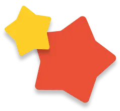 星2つのアイコン